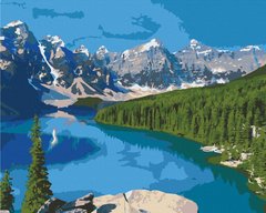Картина за номерами "Озеро Марейн, Канада" 38*50 см