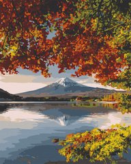 Картина за номерами "Фудзіяма восени" 40*50 см