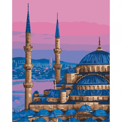 Картина за номерами "Блакитна мечеть. Стамбул" 40*50 см