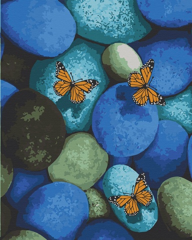 Картина за номерами "Метелики Монархи" 40*50 см